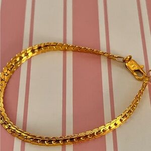 Gold Chain Bracelet - Women's Elegant Fashion Bracelet